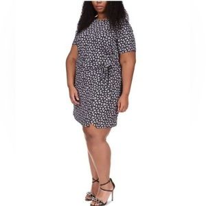 Brand New Michael Kors Women’s Short Sleeve Dress Floral Print Size 2X